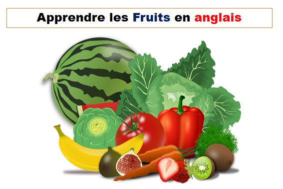 apprendre les fruits en anglais