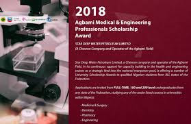 2018 Agbami Medical & Engineering Professional Scholarship Award