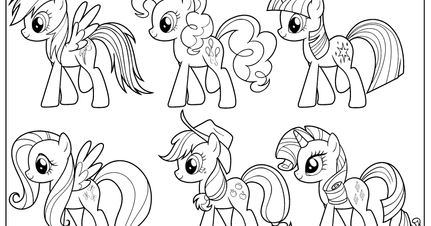 kids page  my little pony friendship is magic to print