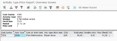 SAP HANA Revaluate