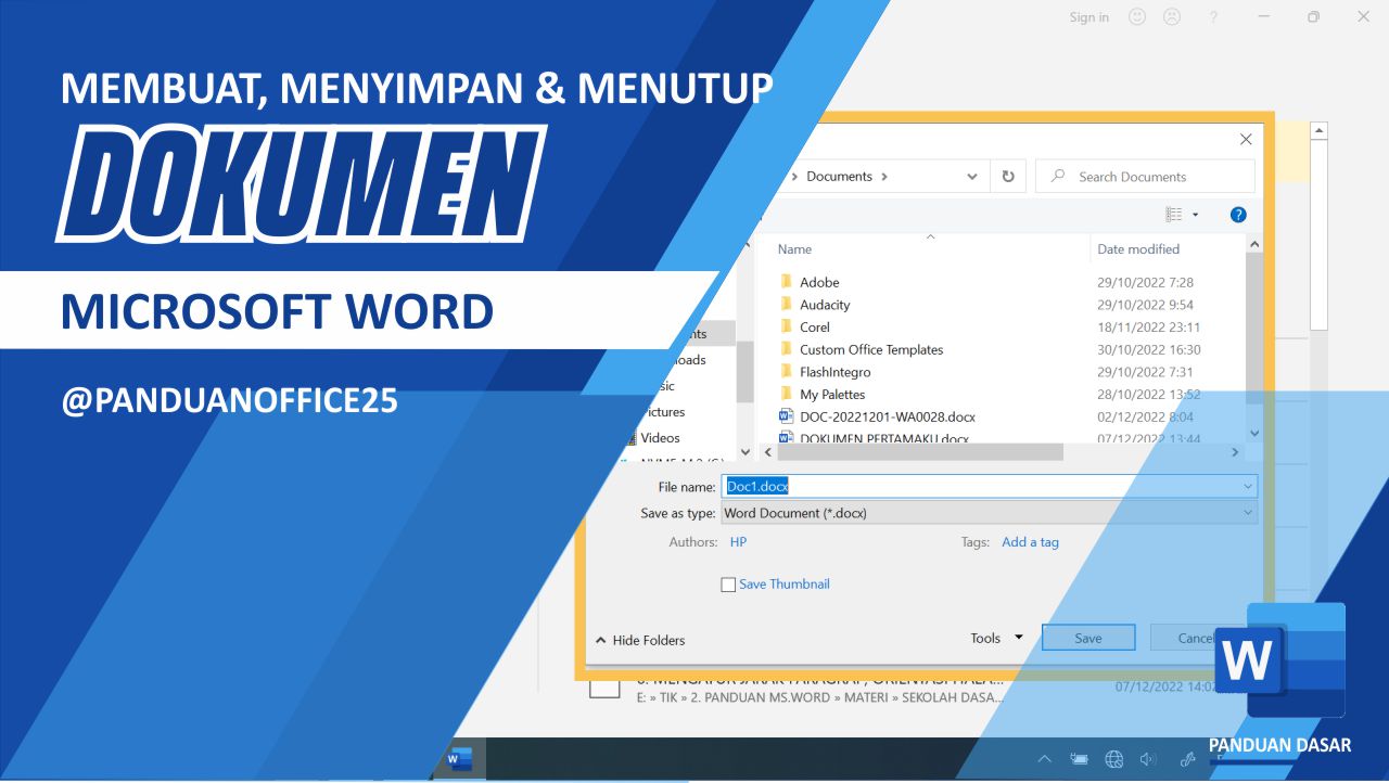 GAMBAR TAMPILAN MICROSOFT WORD 2019