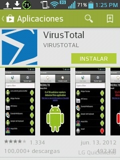 Análisis en busca de virus en Android online sin Antivirus