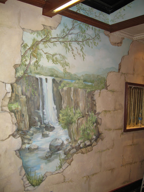 Mural in Blima's house