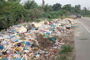 Dinas Lingkungan Hidup Labuhanbatu Dinilai Kurang Proaktif Tangani Sampah Dijalan Adam Malik Rantau Prapat 