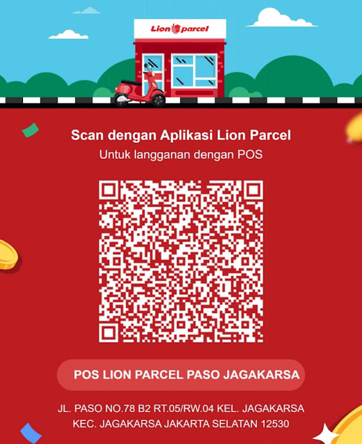 Aplikasi driver Lion Parcel Paso