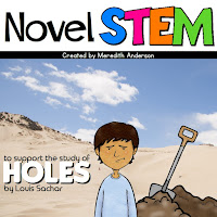 https://www.teacherspayteachers.com/Product/Holes-STEM-Challenges-Novel-STEM-Activities-3120307?utm_source=Momgineer%20Blog&utm_campaign=Holes%20STEM%20Challenges