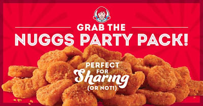 Wendy's Nuggs Party Pack.