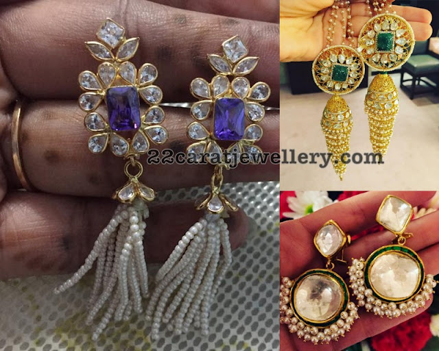 Extraordinary Kundan Diamond Earrings 