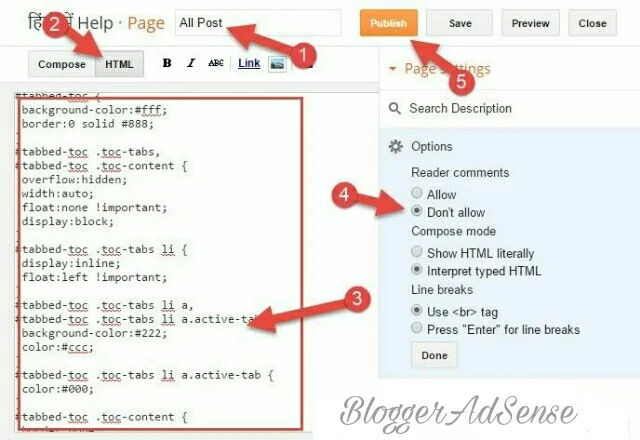 Adding-html-sitemap-in-blogger