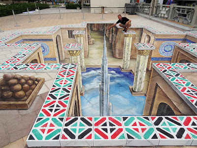 Abu Dhabi Highlights - 3D Chalk Design