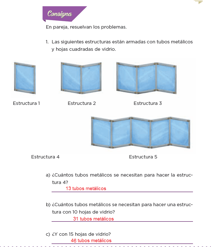 Estructuras Secuenciadas Desafios Matematicos 6to Bloque 5to Apoyo Primaria