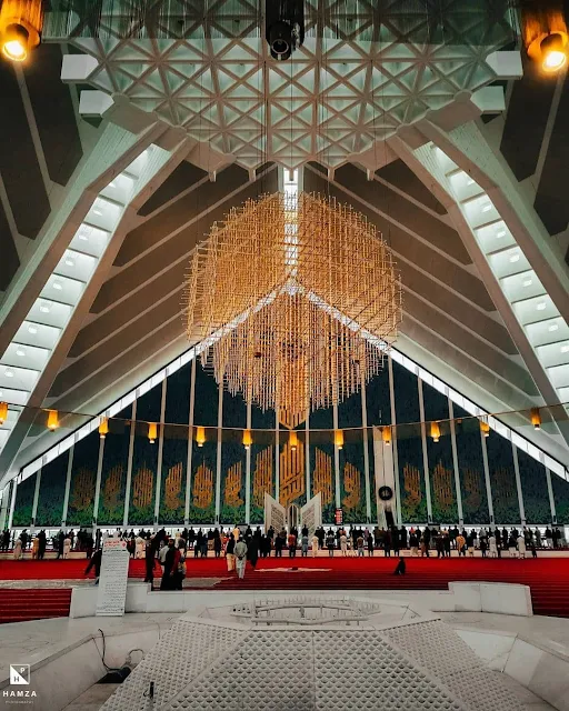 Inside View of Faisal Masjid Islamabad