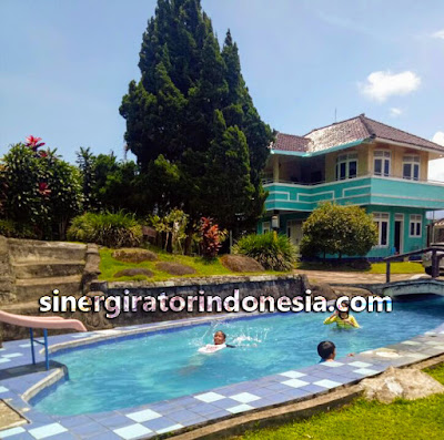 villa bogor sukabumi luas besar kolam renang