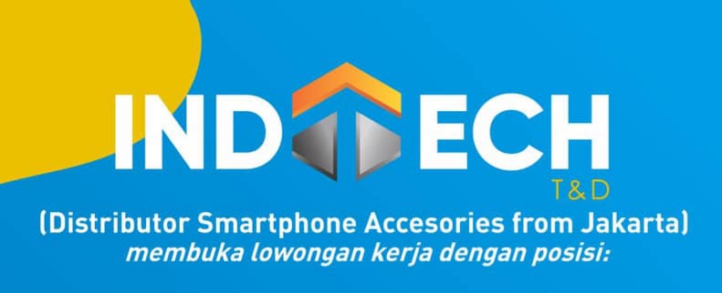 Indotech merupakan Distributor Smartphone Accesories from Jakarta membuka lowongan kerja terbaru September 2022 dengan posisi SPV AREA KUDUS, dengan SYARAT  Pria/Wanita usia 30-40 th Pendidikan D3/S1 Semua Jurusan Memiliki pengalaman di bidang pemasaran minimal 3 tahun Diutamakan pengalaman di bidang distribusi HP/Operator Seluler/ Accessories Gadget Mempunyai jiwa kepemimpinan Mempunyai Komitmen, disiplin dan bertanggung jawab Dapat bekerja dalam team Jujur, sopan, kreatif, inovatif, komunikasi aktif Mampu bekerja dengan sistem target dan dalam tekanan DESKRIPSI PEKERJAAN Memimpin Team PSF (Salesman) untuk mencapai target omset Area BENEFIT Gaji Pokok Uang Makan Tunjangan Jabatan Insentif Penjualan Lamaran & CV bisa dikirim ke email: hrd.indotechtnd@gmail.com  Info lengkap hub. CP : 0895-1513-3084