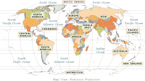 Right click on the map and select open in "new window or tab" to see all the countries in Africa.