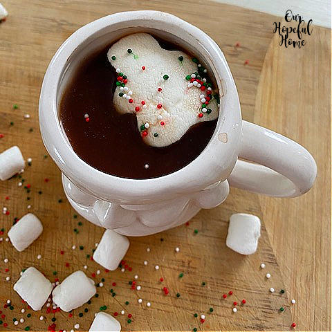 gingerbread man marshmallow hot cocoa topper