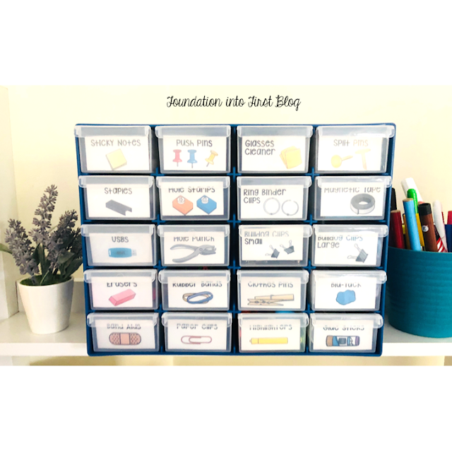 How organising your teacher desk can increase your productivity in the classroom. Teachers help yourself get organised with this handy tool box. Downloadable labels with 5 fun designs.