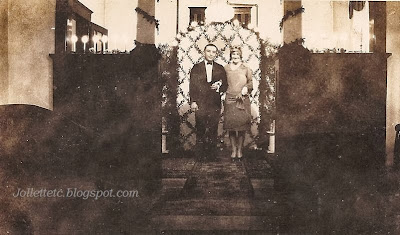 Wedding of Woody and Velma Davis Woodring 1927