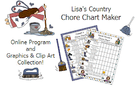 chore chart maker - sample charts