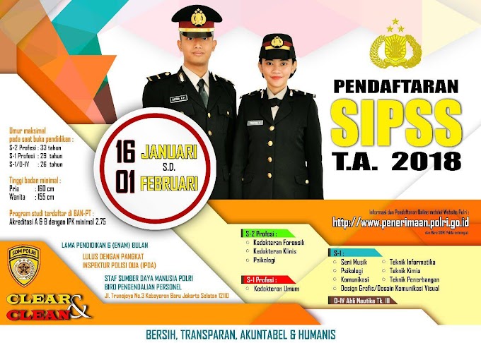 Penerimaan SIPSS Polri 2018