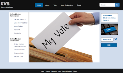 Online electronic voting system - A nice project you have to see 