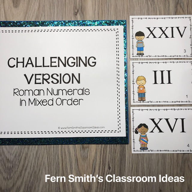 Roman Numeral Task Cards