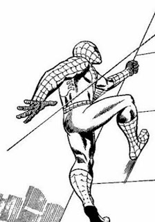 mewarnai gambar kartun spiderman hitam putih - aneka