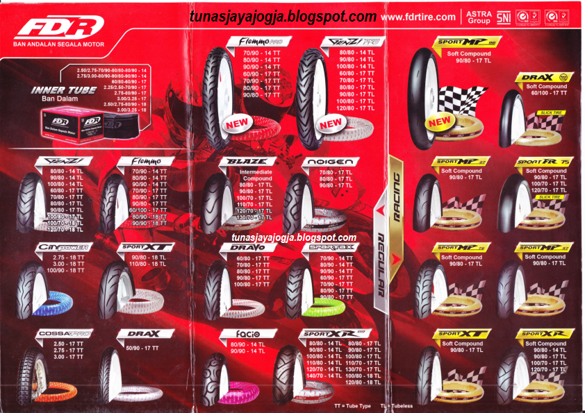 Daftar Harga  Ban  Motor  FDR  Terbaru Harga  Ban  Terbaru