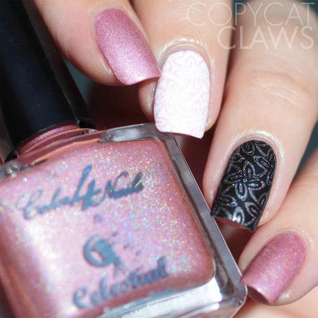 Color4Nails + Celestial Cosmetics Holographic Stamping Polish - Blush