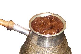 Cách pha cà phê Thổ Nhĩ Kỳ - Lớp foam khi đun đúng nhiệt độ