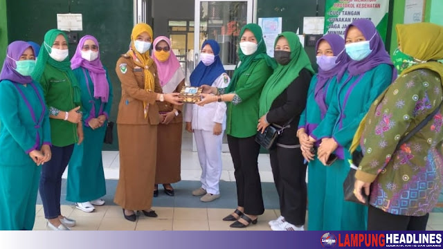 Istri-Istri DPRD Fraksi PKB Tanggamus Bagikan 50 Paket  Bingkisan Ke Nakes di RSUDBM Kota Agung