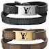 Louis Vuitton Leather Bracelet