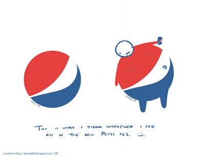 fat people with glasses. Pepsi Knows Their Logos Look Like Fat People.