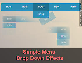 menu-navigation-Drop-Down-Effects