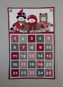 Advent Calendar Happy Christmas Northcott panel