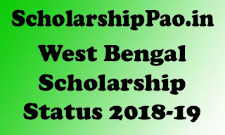 West Bengal Scholarship Status 2018-19