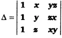 Solutions Class 12 गणित-I Chapter-4 (सारणिक)