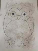 dessin chouette à imprimer chouette à la peinture hibou à la peinture hibou maternelle