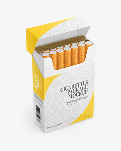 Download Paper Cigarette Pack Mockup