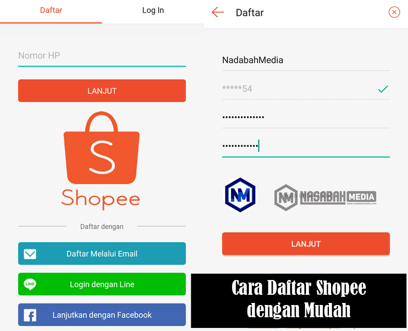 Cara Daftar  Shopee Untuk Berbelanja Online Lewat Hp 