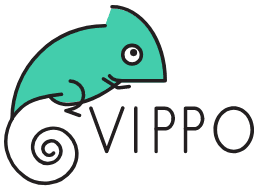Zdjęcie przedstawia logo firmy pożyczkowej VIPPO