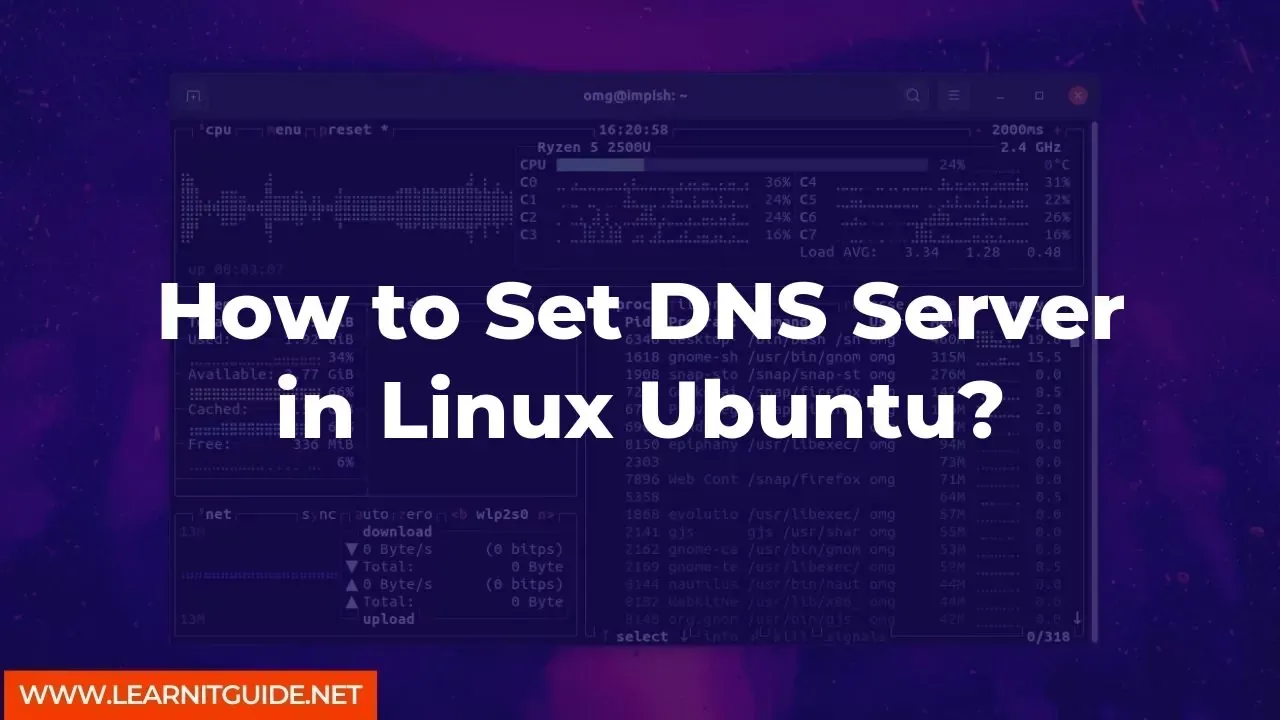 How to Set DNS Server in Linux Ubuntu