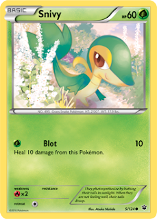 Snivy Fates Collide Pokemon Card