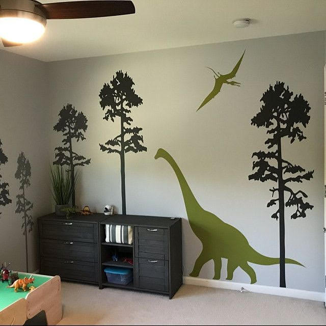 Adesivo de dinossauros para quarto crianças