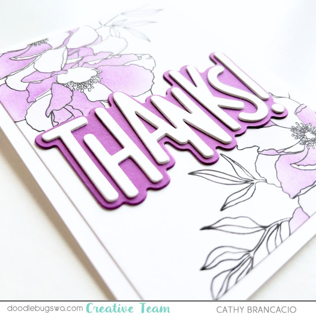 Concord & 9th Blended Petals stamp and stencils