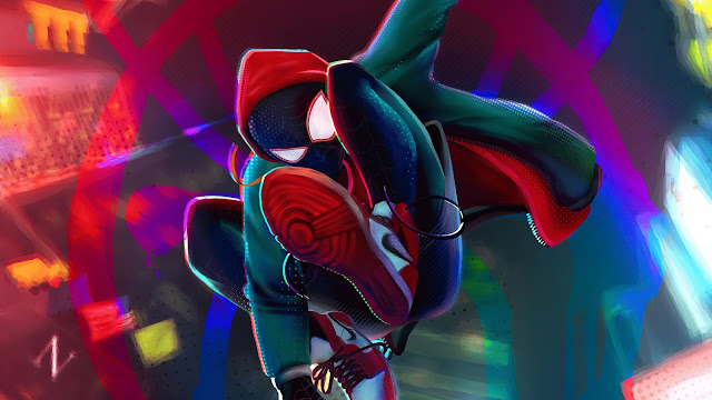 Spiderman Miles 4k Wallpaper