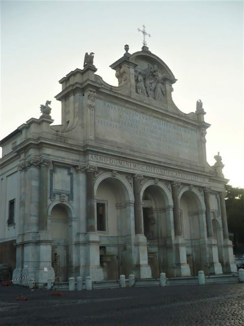 fontana dell'acqua paola gianicolo