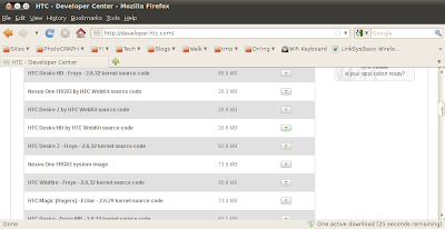 Kernel Source Code and Binaries for HTC Android Phones