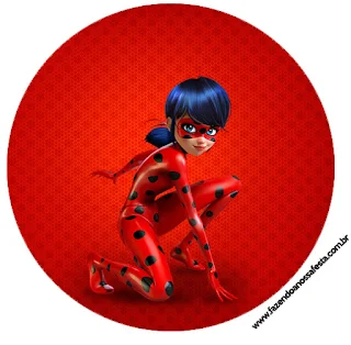 Miraculous Ladybug Toppers or Free Printable Candy Bar  Labels.