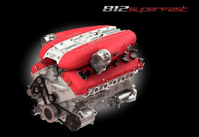 The 789bhp Ferrari 812 Superfast cars with V12 engine